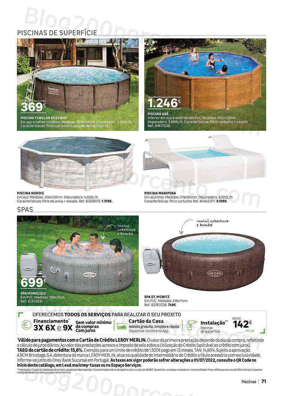 Antevisão Folheto LEROY MERLIN Verão Promoções de 6 maio a 6 julho