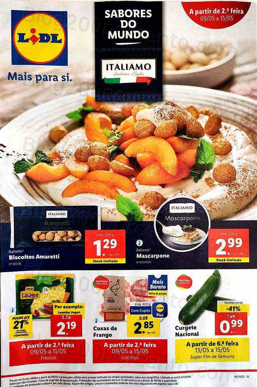 Antevisão Folheto LIDL Promoções de 9 a 15 maio
