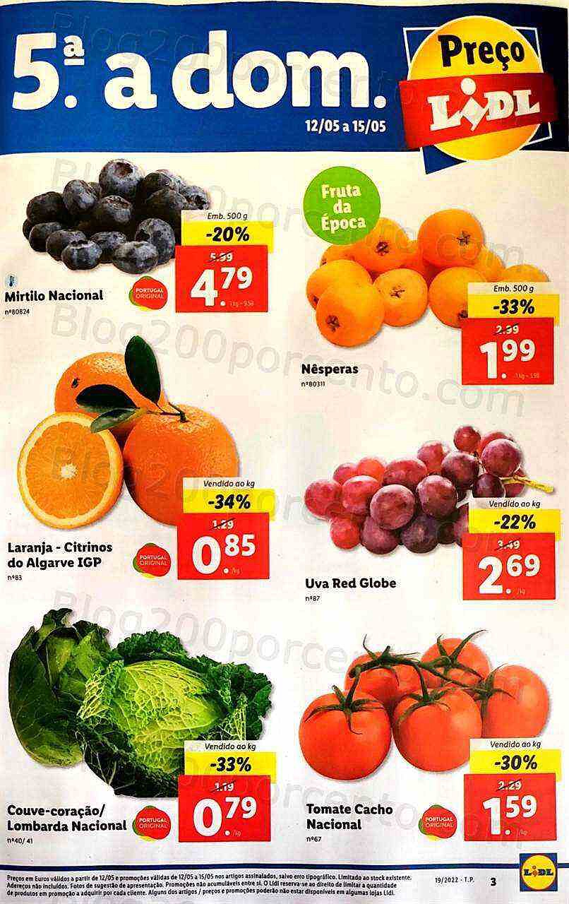 Antevisão Folheto LIDL Promoções de 9 a 15 maio
