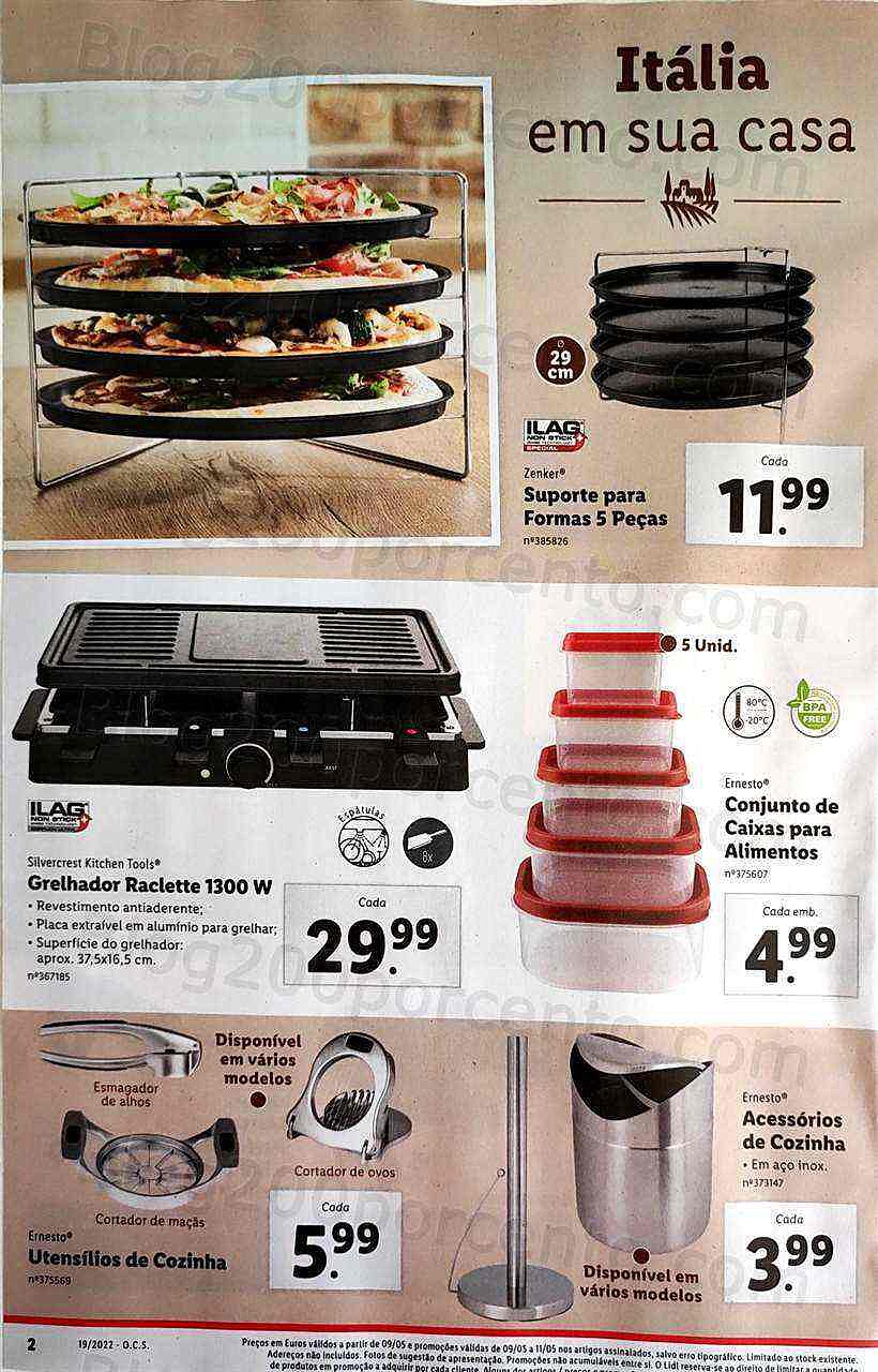 Antevisão Folheto LIDL Promoções de 9 a 15 maio