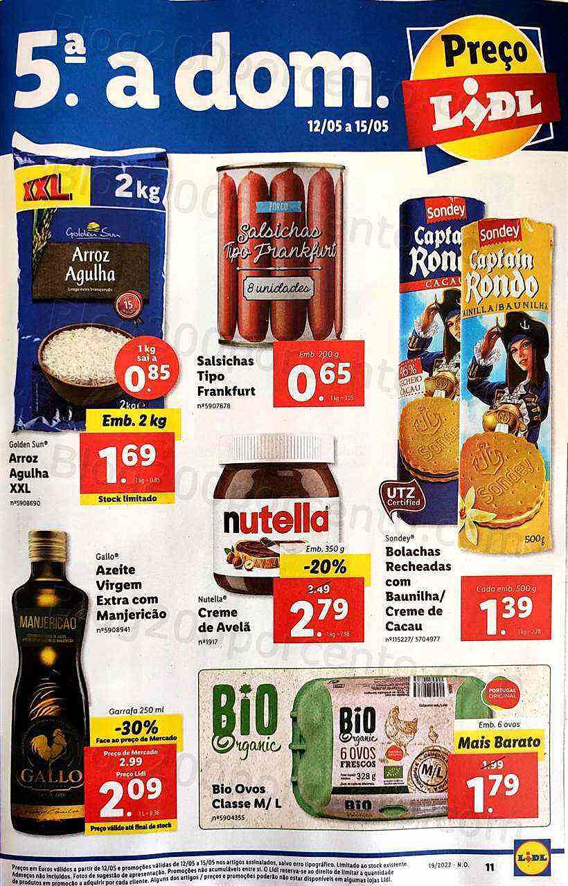 Antevisão Folheto LIDL Promoções de 9 a 15 maio