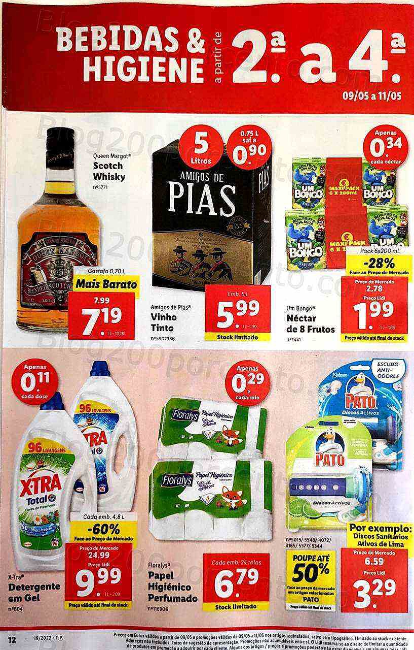 Antevisão Folheto LIDL Promoções de 9 a 15 maio