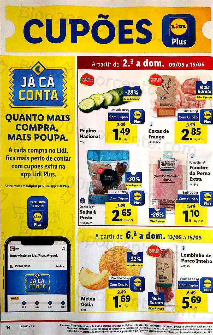 Antevisão Folheto LIDL Promoções de 9 a 15 maio