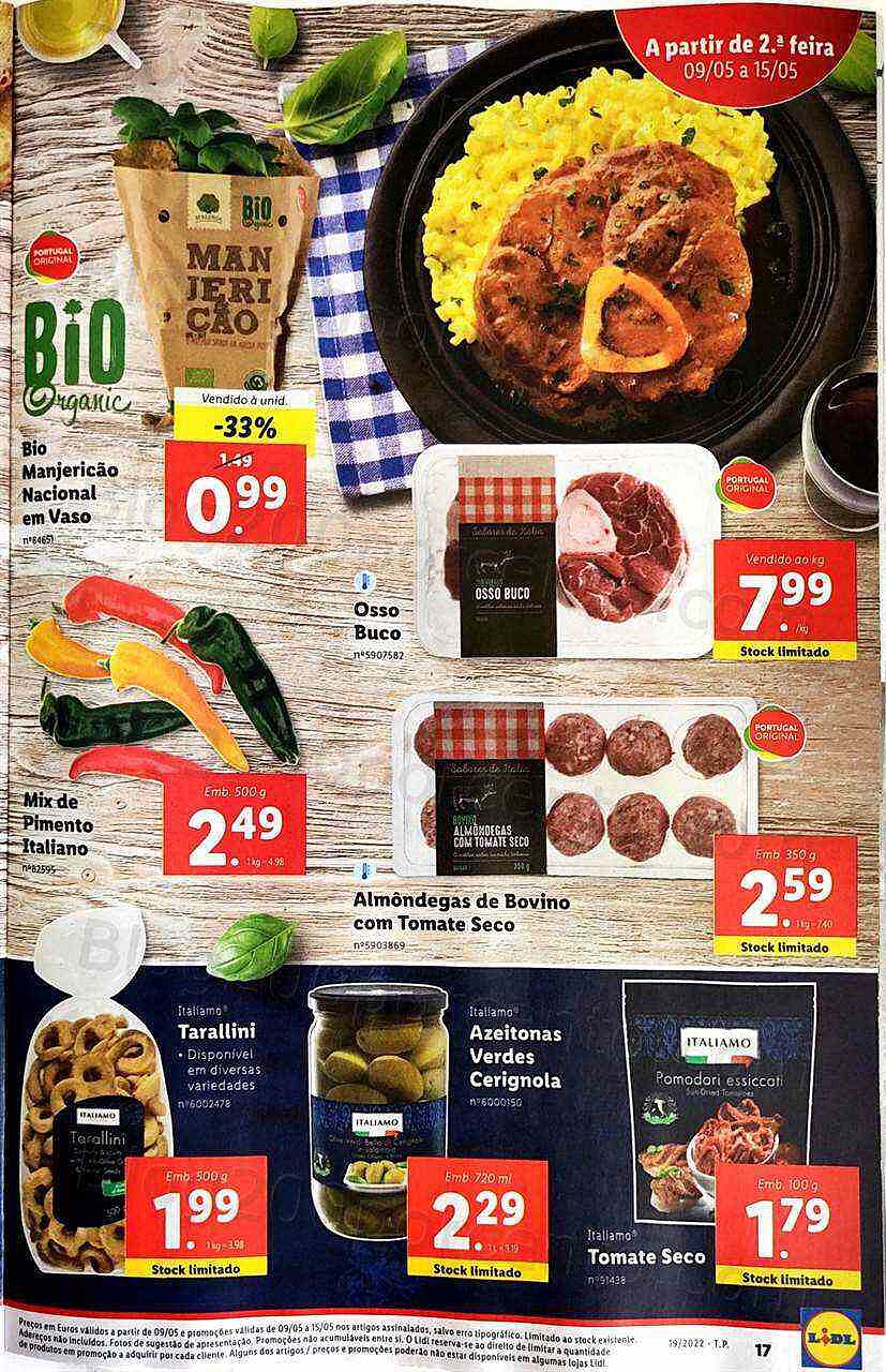 Antevisão Folheto LIDL Promoções de 9 a 15 maio