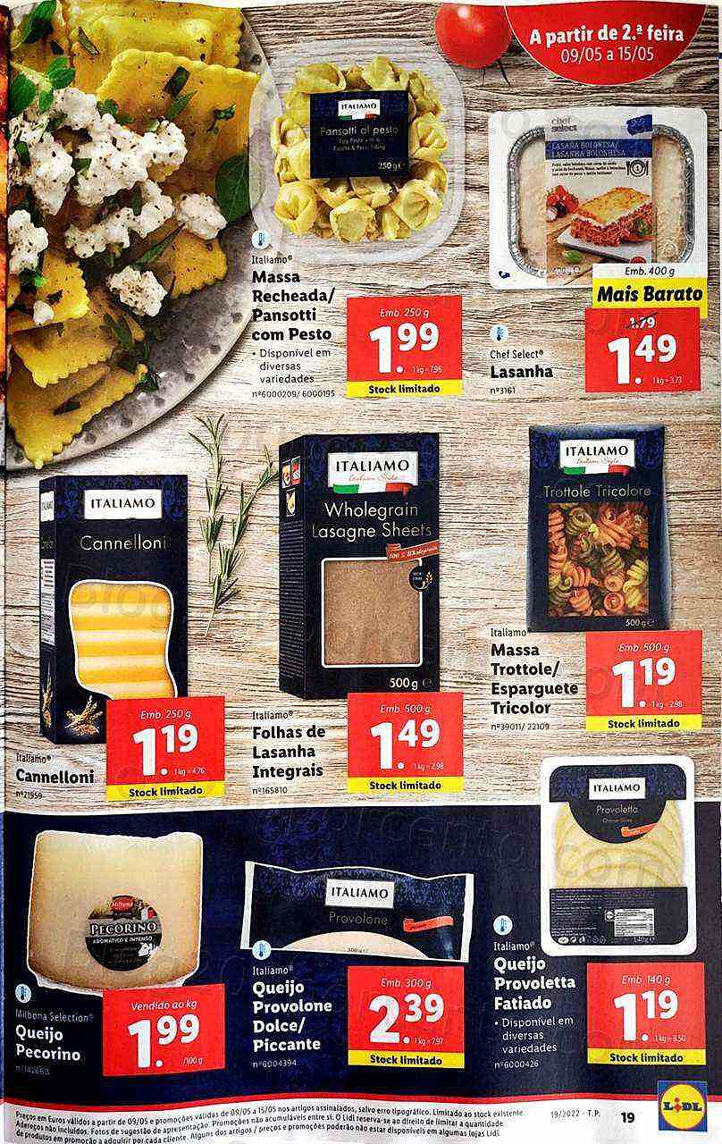 Antevisão Folheto LIDL Promoções de 9 a 15 maio