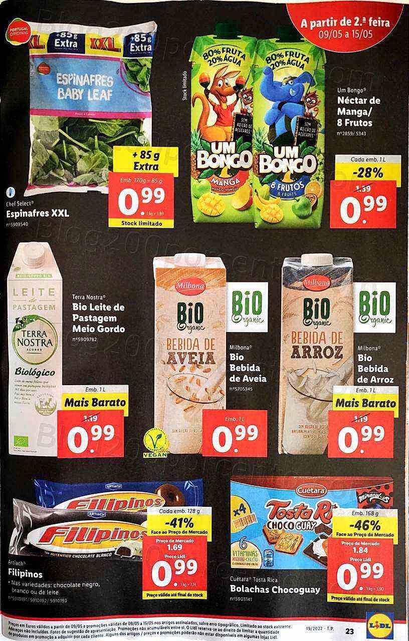 Antevisão Folheto LIDL Promoções de 9 a 15 maio