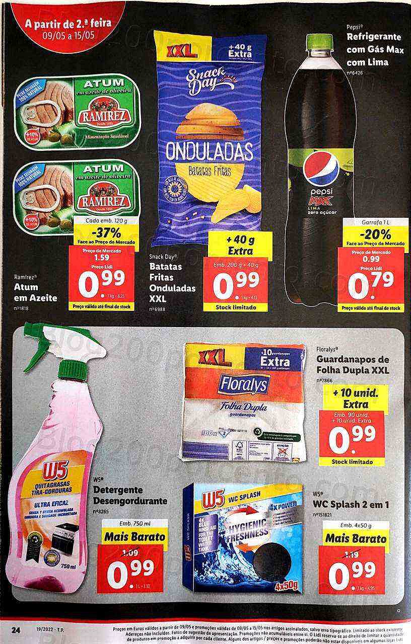 Antevisão Folheto LIDL Promoções de 9 a 15 maio