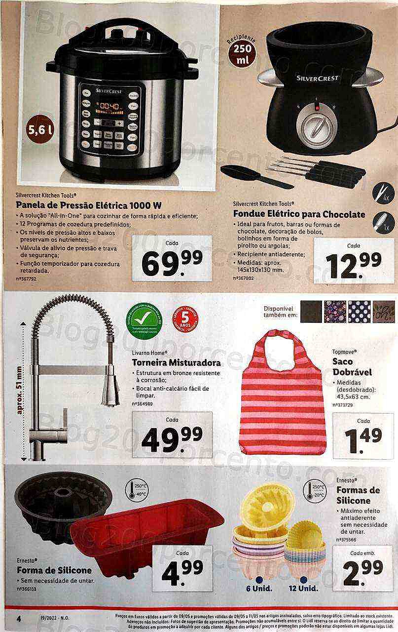 Antevisão Folheto LIDL Promoções de 9 a 15 maio