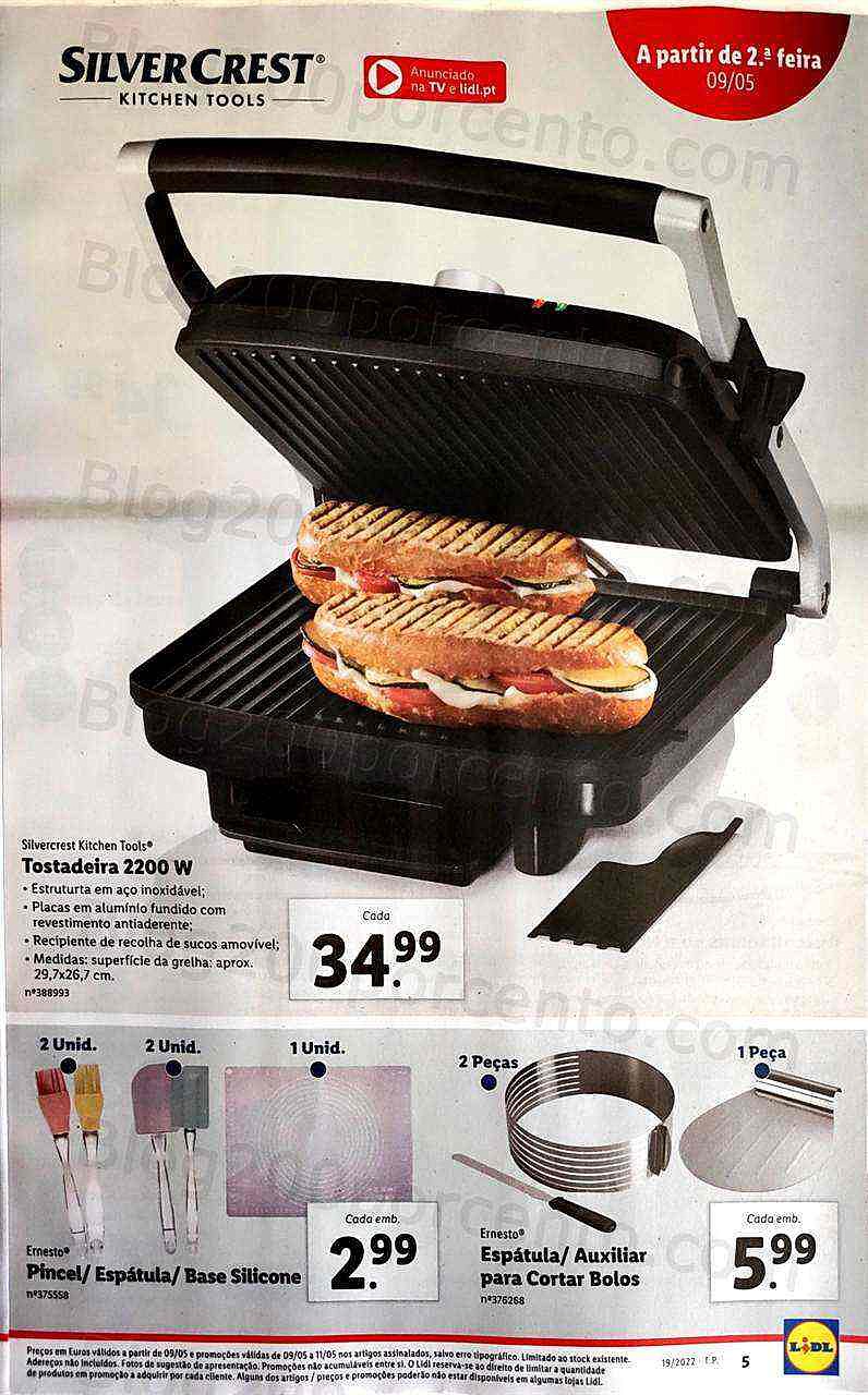 Antevisão Folheto LIDL Promoções de 9 a 15 maio