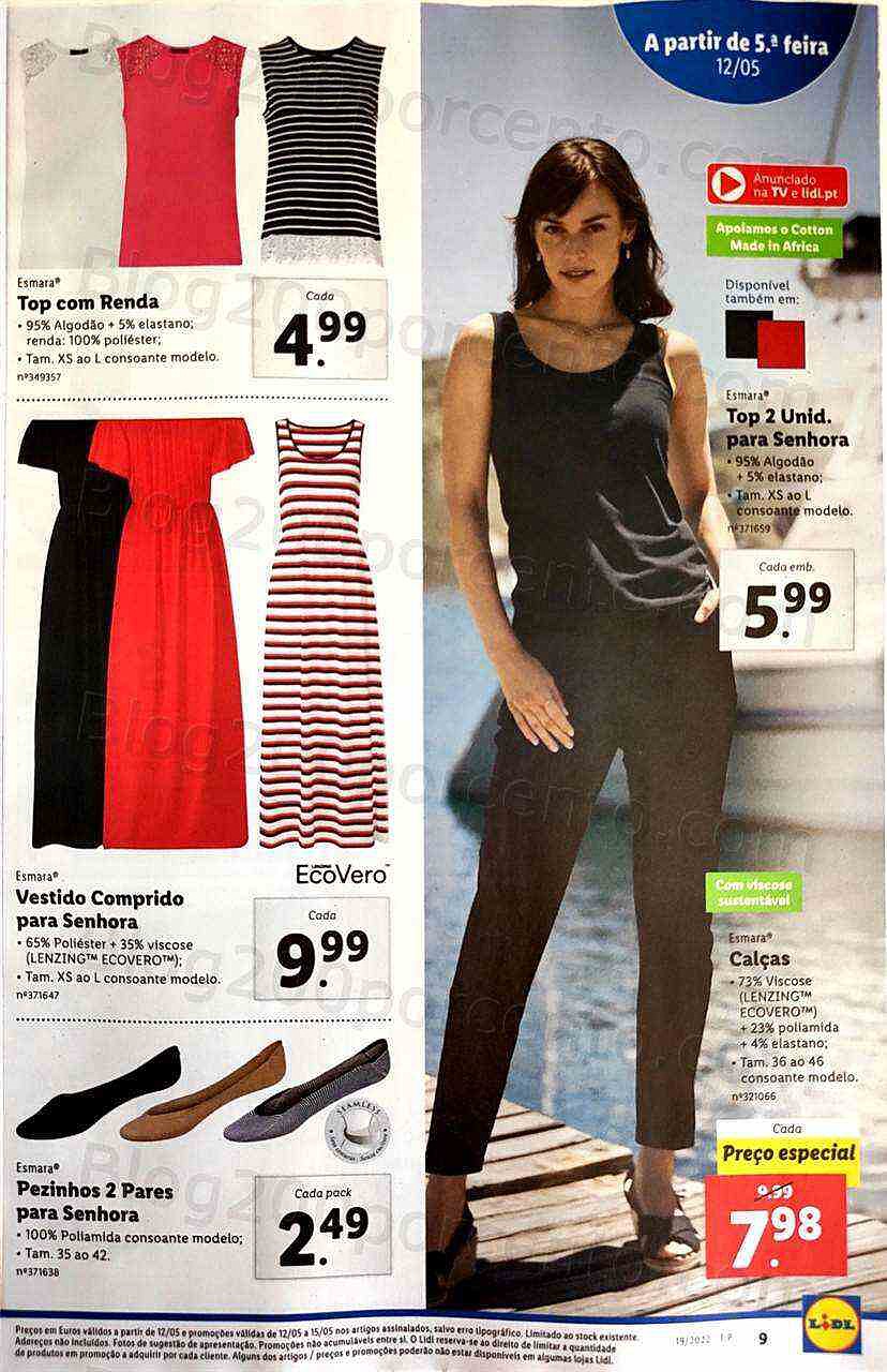 Antevisão Folheto LIDL Promoções de 9 a 15 maio
