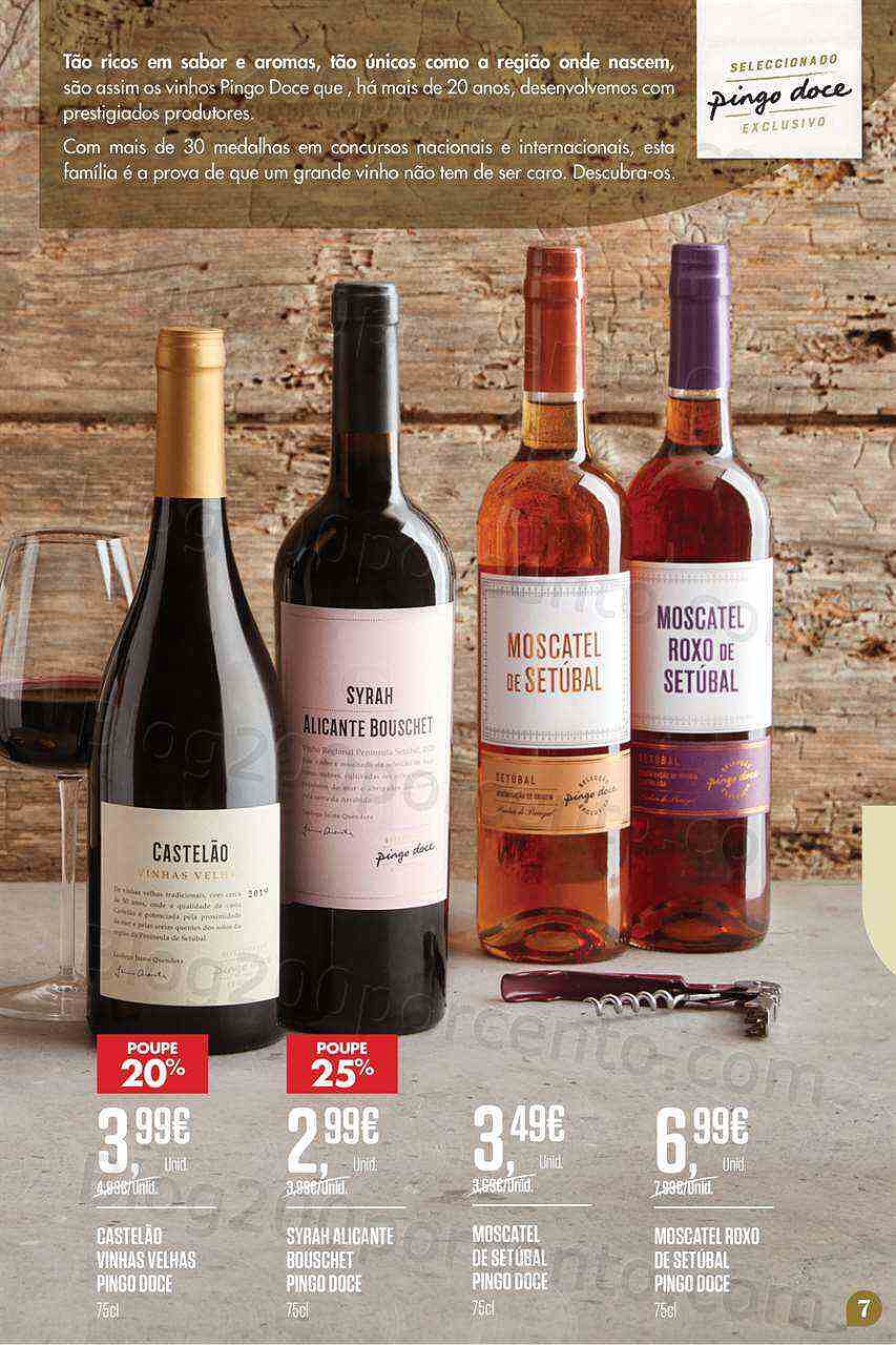Antevisão Folheto PINGO DOCE Vinhos Promoções de 3 a 23 maio