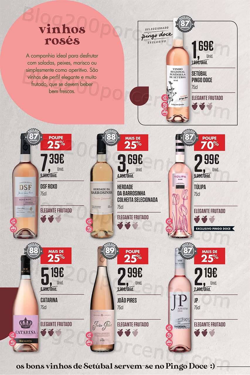 Antevisão Folheto PINGO DOCE Vinhos Promoções de 3 a 23 maio