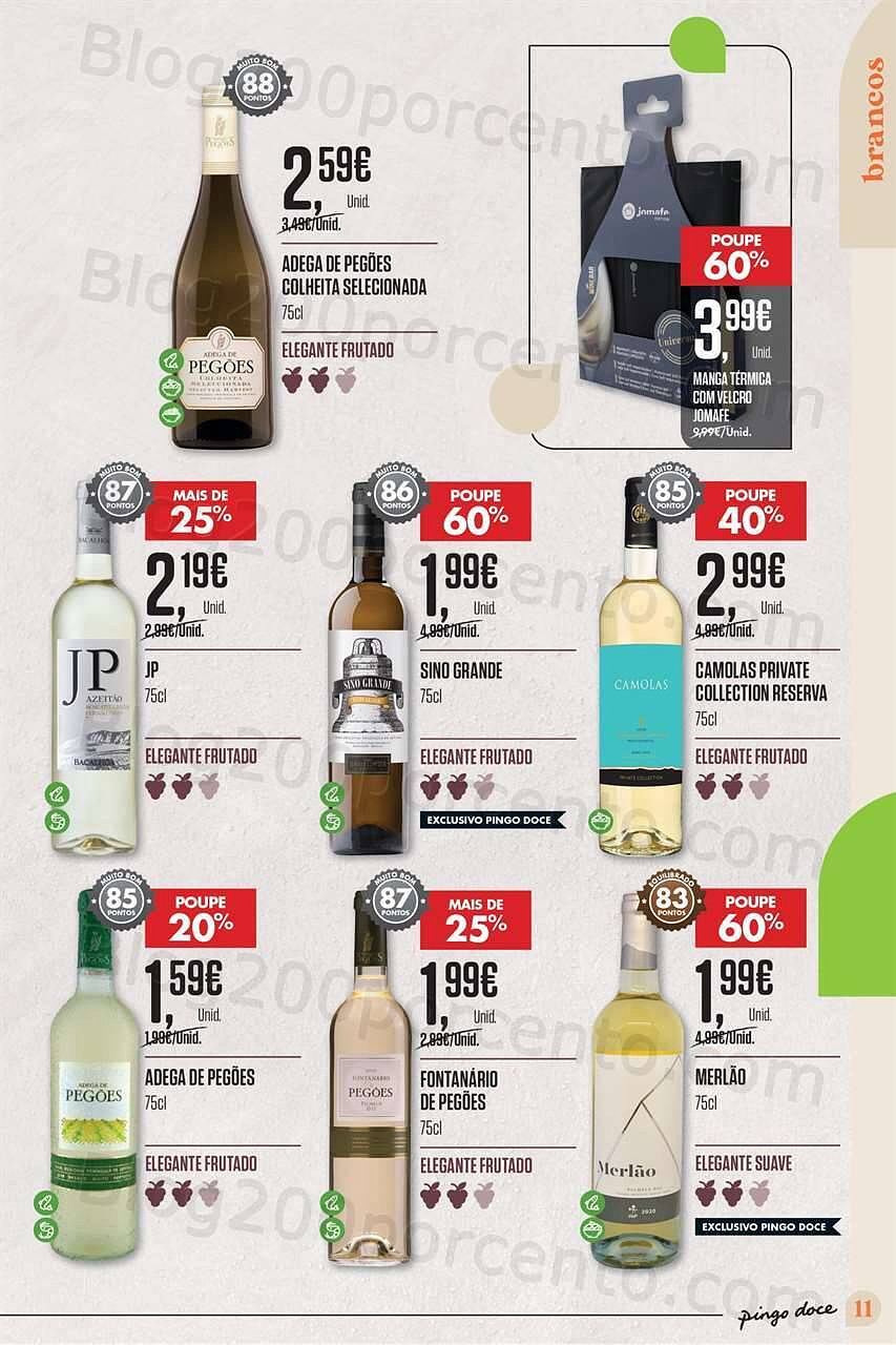 Antevisão Folheto PINGO DOCE Vinhos Promoções de 3 a 23 maio