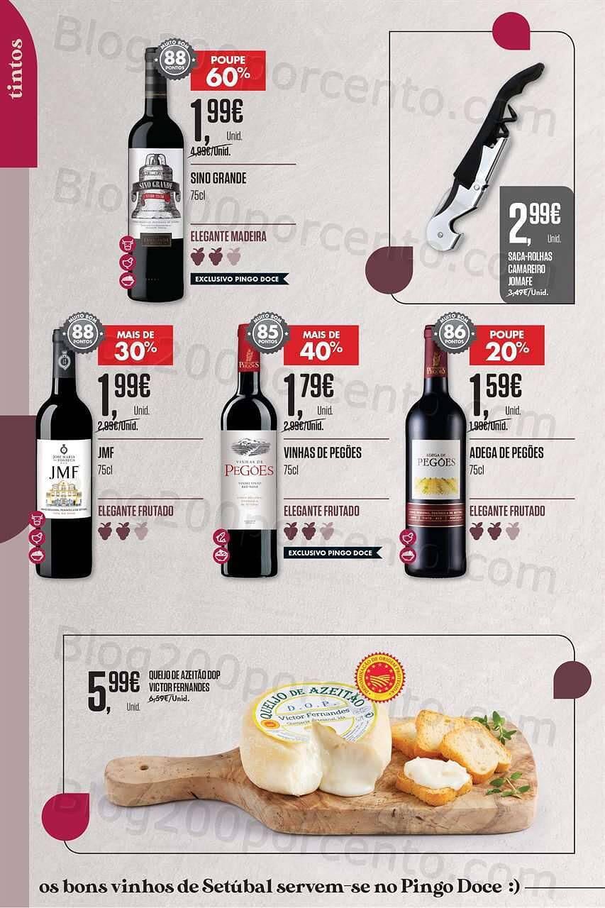 Antevisão Folheto PINGO DOCE Vinhos Promoções de 3 a 23 maio