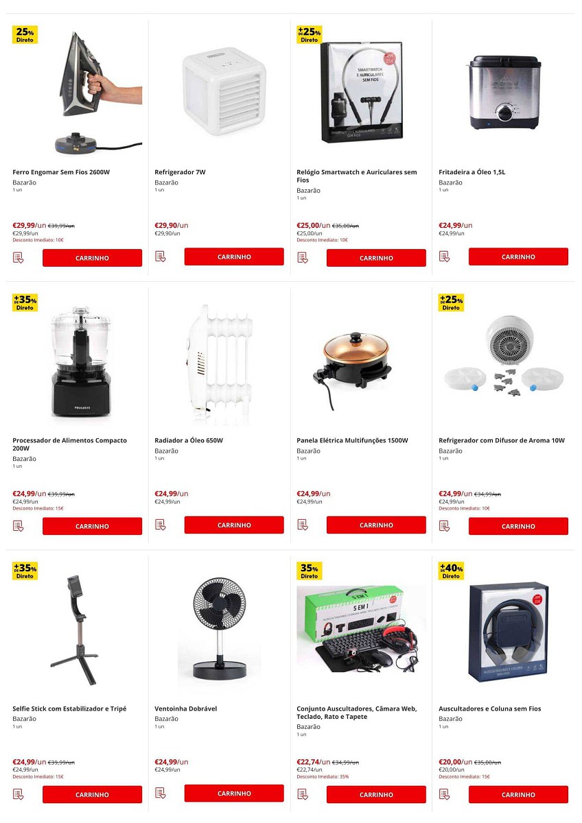 Antevisão Folheto CONTINENTE Bazarão Promoções de 3 a 9 maio