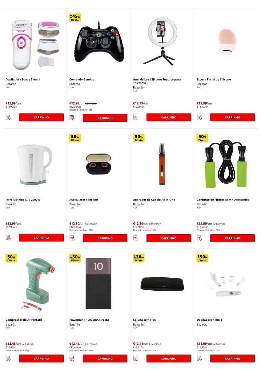 Antevisão Folheto CONTINENTE Bazarão Promoções de 3 a 9 maio