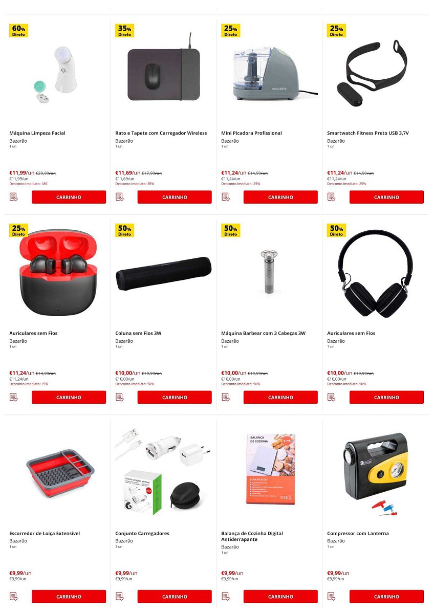 Antevisão Folheto CONTINENTE Bazarão Promoções de 3 a 9 maio