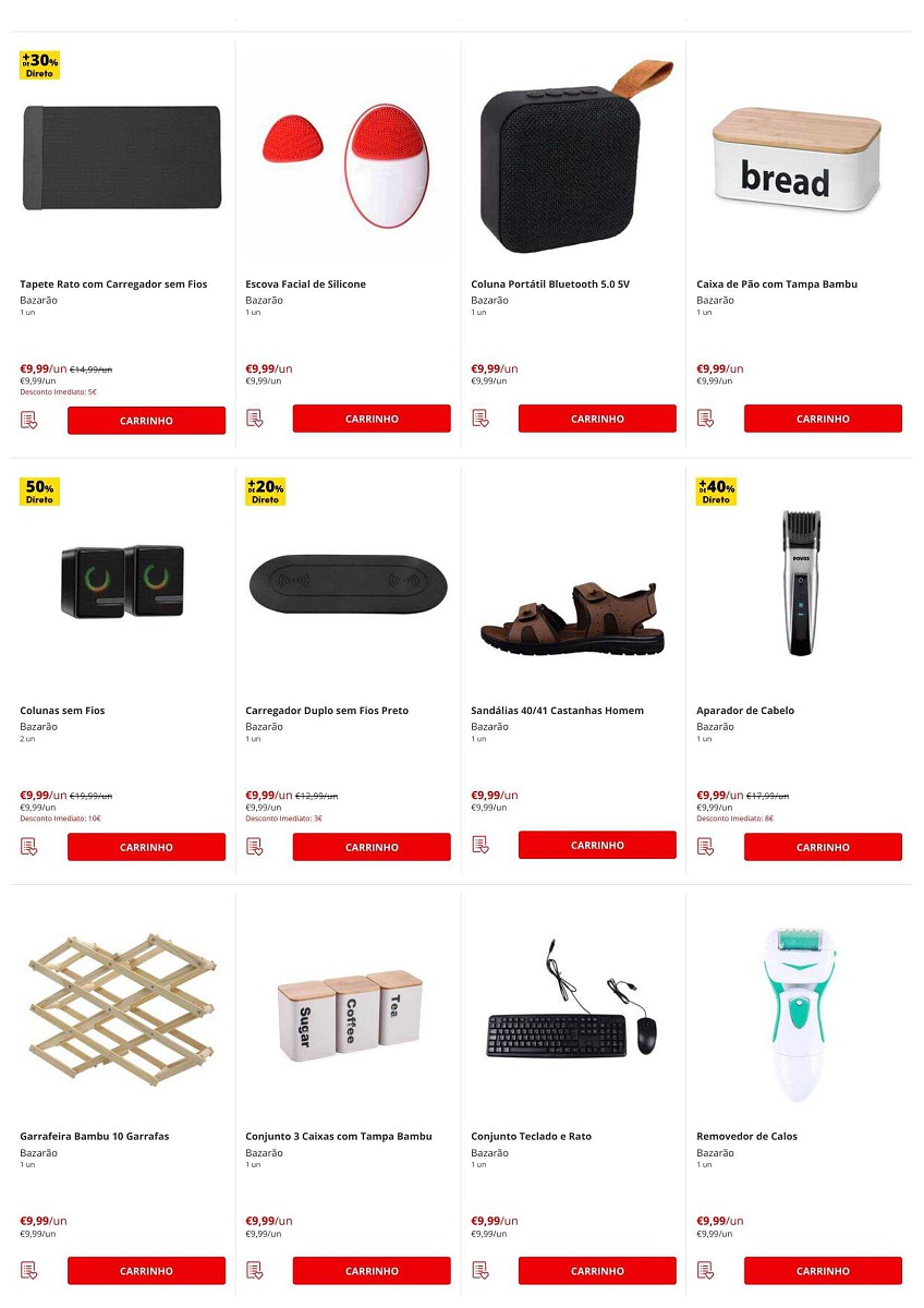 Antevisão Folheto CONTINENTE Bazarão Promoções de 3 a 9 maio