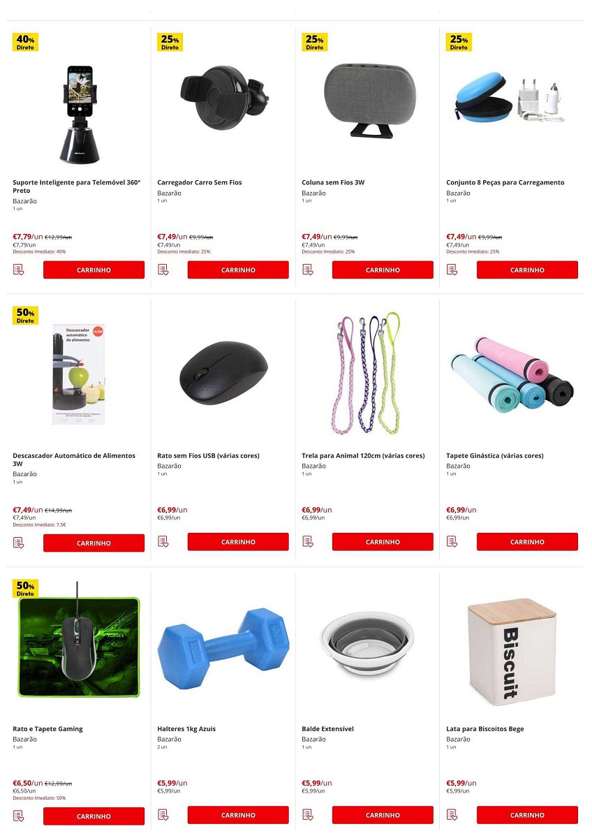 Antevisão Folheto CONTINENTE Bazarão Promoções de 3 a 9 maio