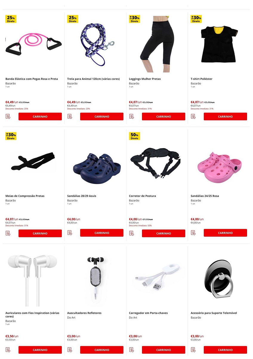 Antevisão Folheto CONTINENTE Bazarão Promoções de 3 a 9 maio