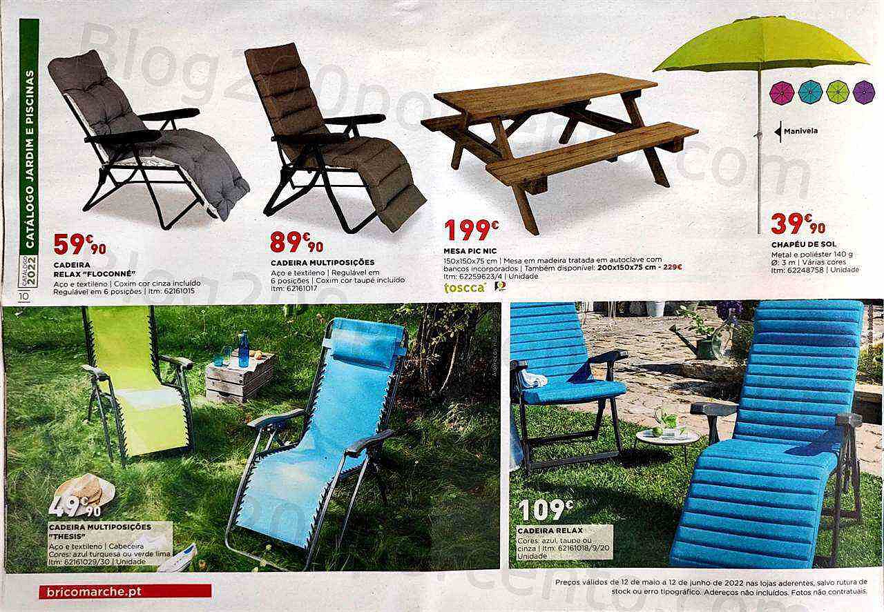 Antevisão Folheto BRICOMARCHÉ Jardim e Piscinas Promoções de 12 maio a 12 junho