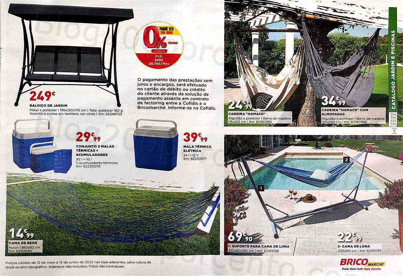 Antevisão Folheto BRICOMARCHÉ Jardim e Piscinas Promoções de 12 maio a 12 junho