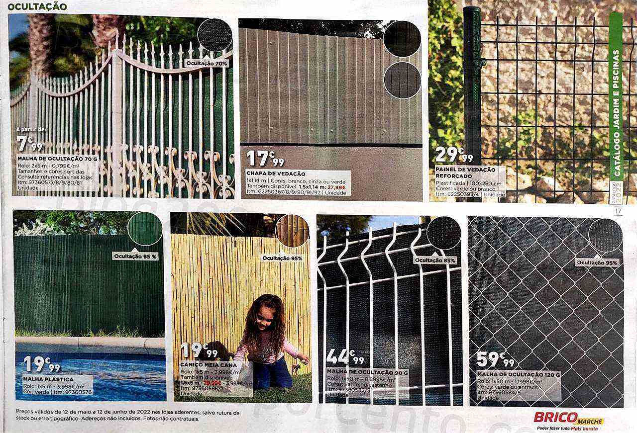 Antevisão Folheto BRICOMARCHÉ Jardim e Piscinas Promoções de 12 maio a 12 junho