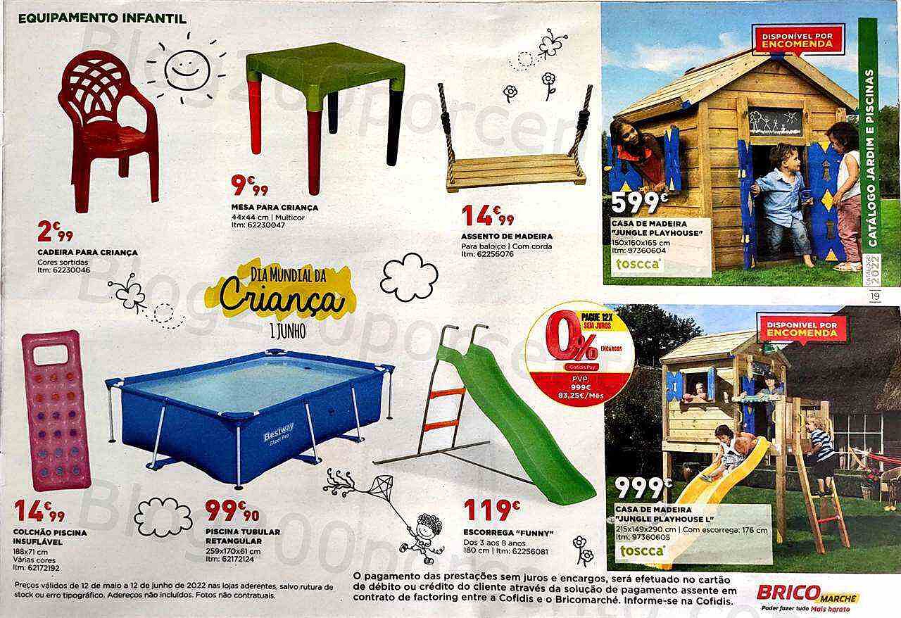 Antevisão Folheto BRICOMARCHÉ Jardim e Piscinas Promoções de 12 maio a 12 junho
