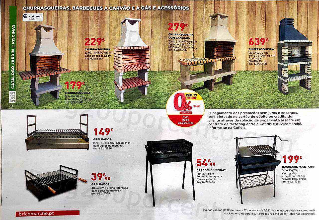 Antevisão Folheto BRICOMARCHÉ Jardim e Piscinas Promoções de 12 maio a 12 junho
