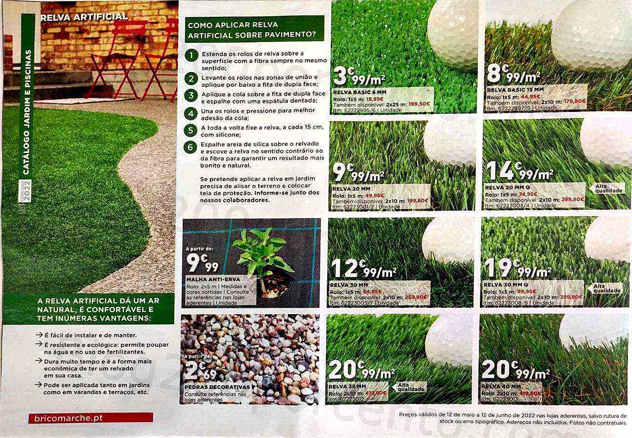 Antevisão Folheto BRICOMARCHÉ Jardim e Piscinas Promoções de 12 maio a 12 junho