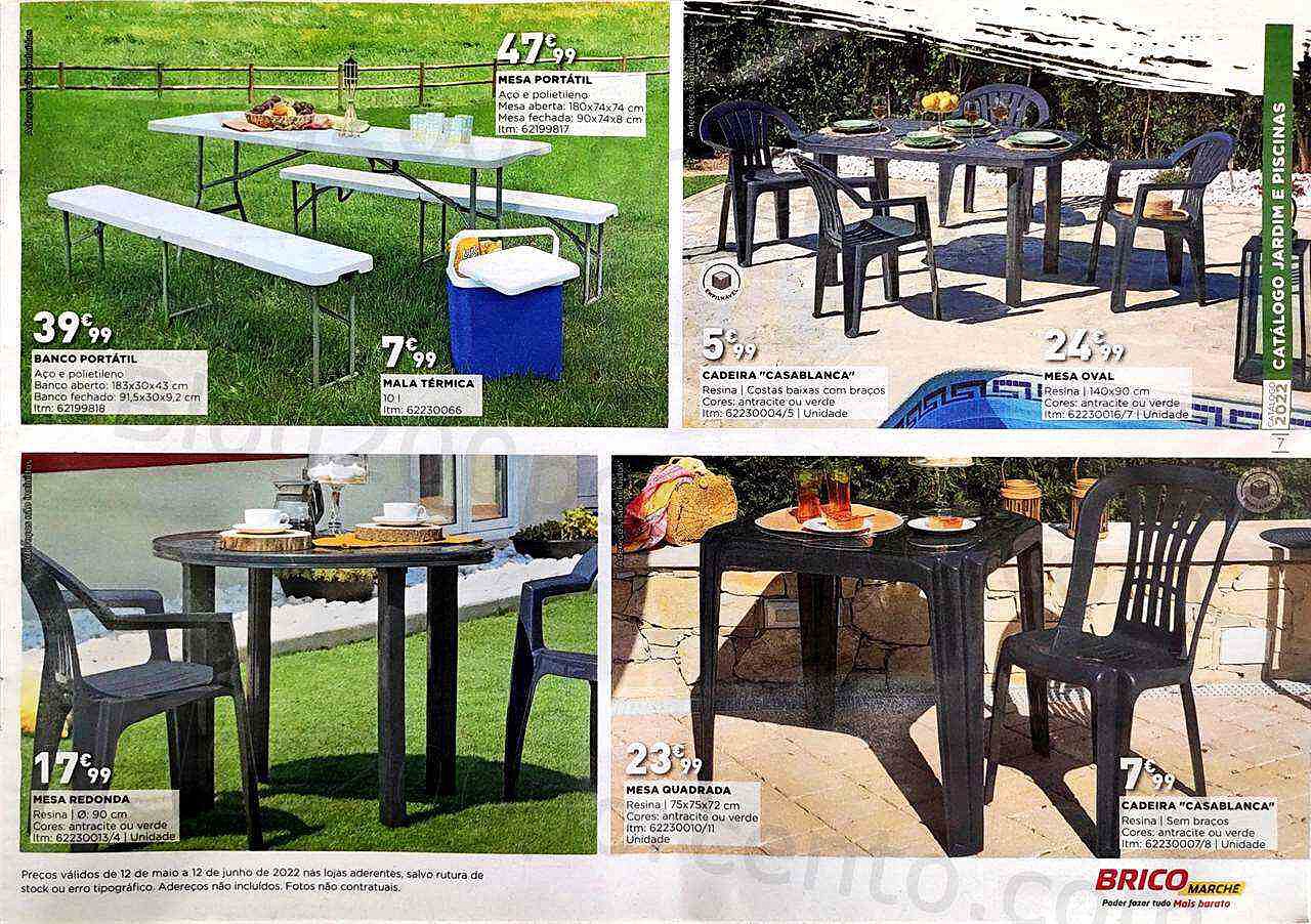 Antevisão Folheto BRICOMARCHÉ Jardim e Piscinas Promoções de 12 maio a 12 junho