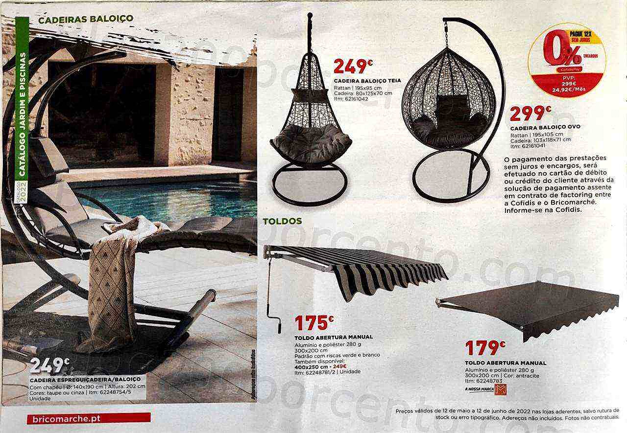 Antevisão Folheto BRICOMARCHÉ Jardim e Piscinas Promoções de 12 maio a 12 junho