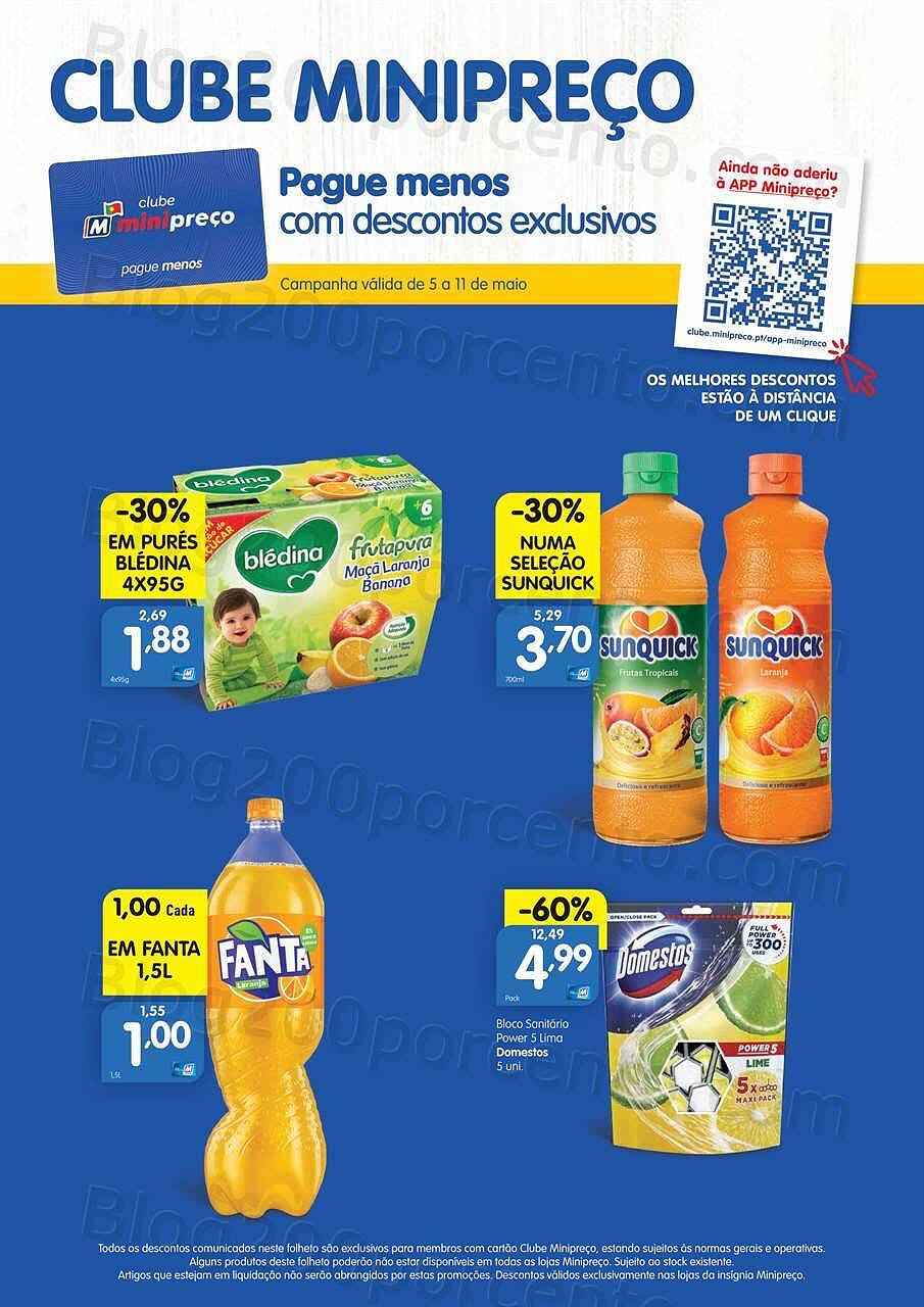 Antevisão Folheto MINIPREÇO Promoções de 5 a 11 maio