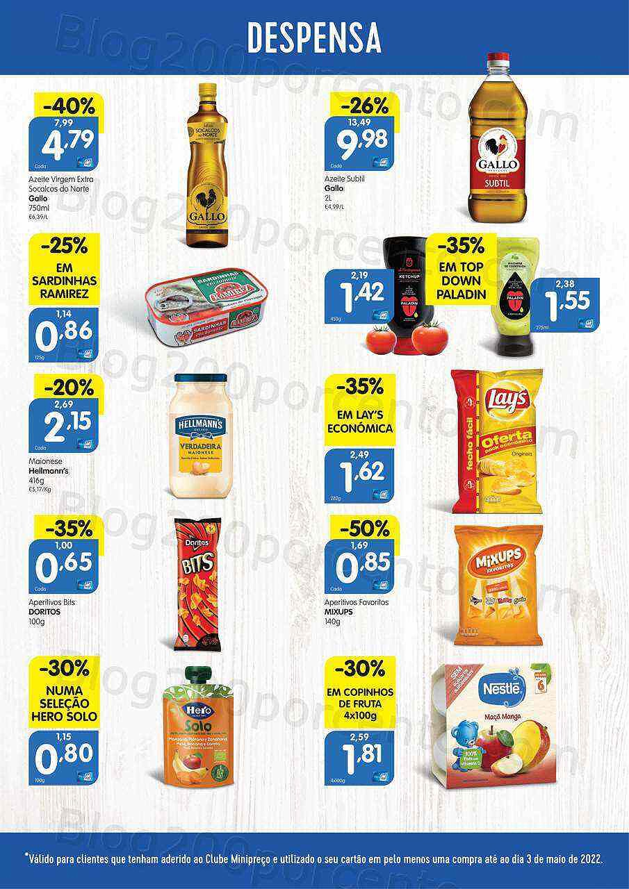 Antevisão Folheto MINIPREÇO Promoções de 5 a 11 maio