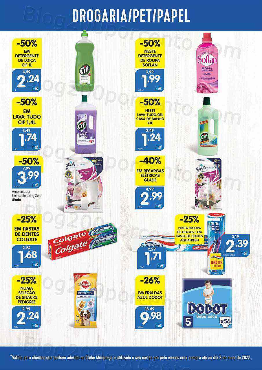 Antevisão Folheto MINIPREÇO Promoções de 5 a 11 maio