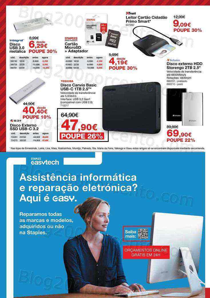Antevisão Folheto STAPLES 9 a 26 maio