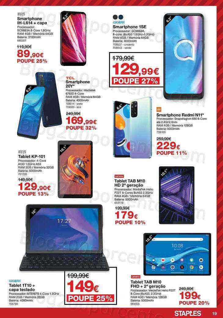 Antevisão Folheto STAPLES 9 a 26 maio