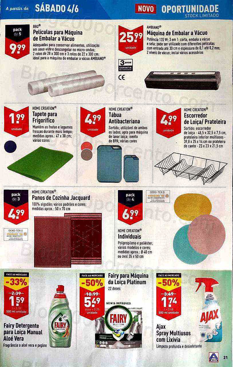 Antevisão Folheto ALDI Promoções de 1 a 7 junho