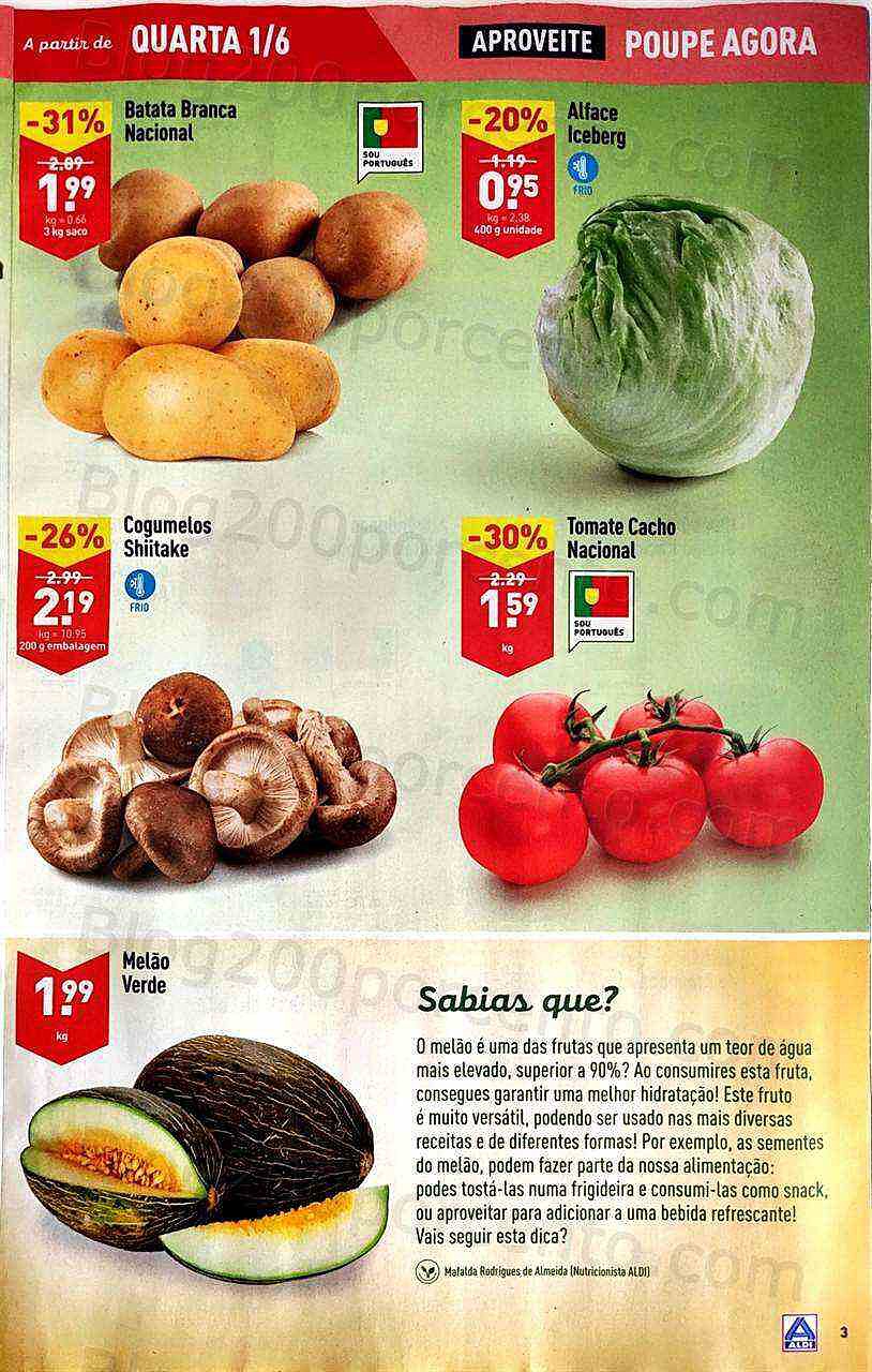 Antevisão Folheto ALDI Promoções de 1 a 7 junho
