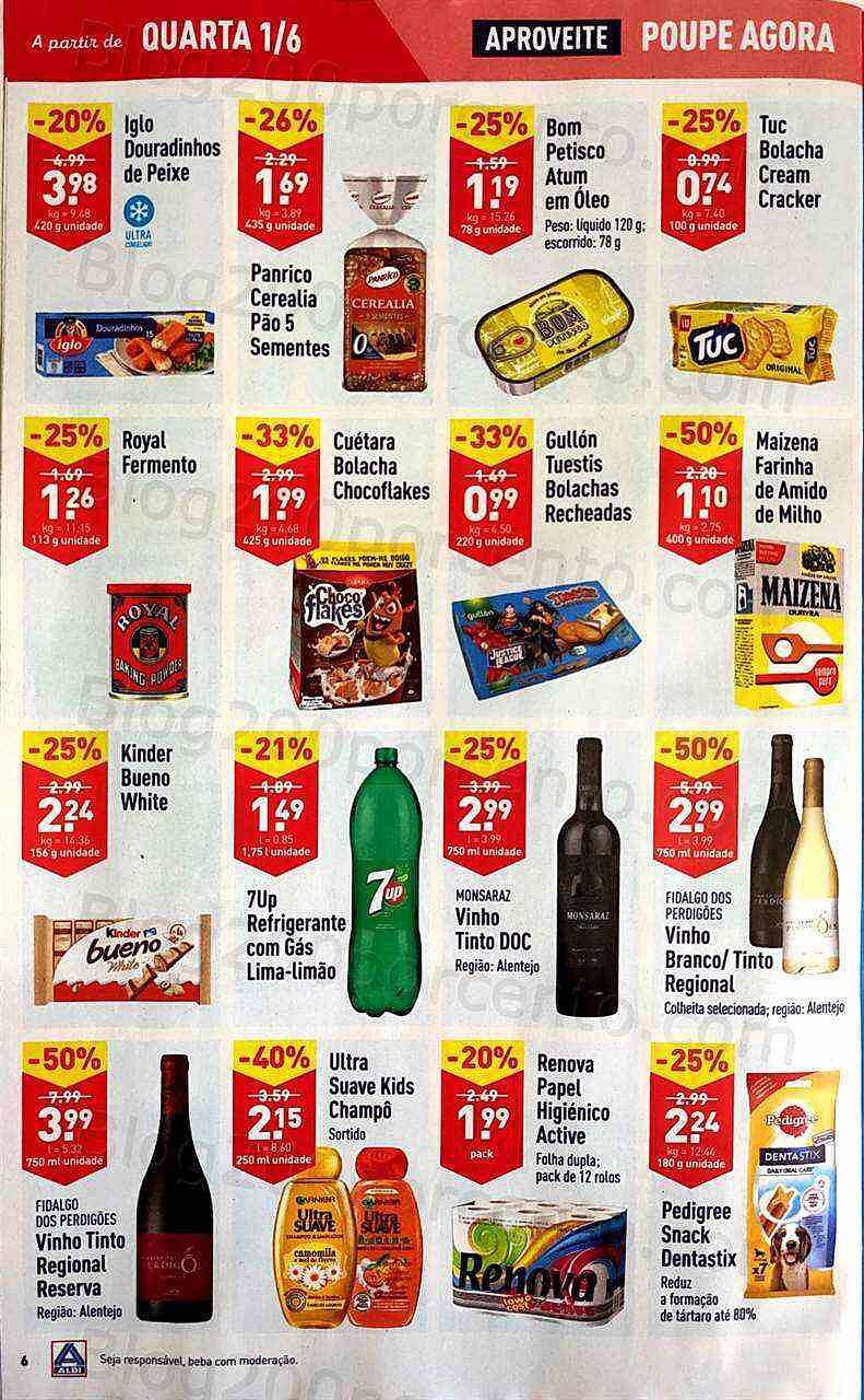 Antevisão Folheto ALDI Promoções de 1 a 7 junho