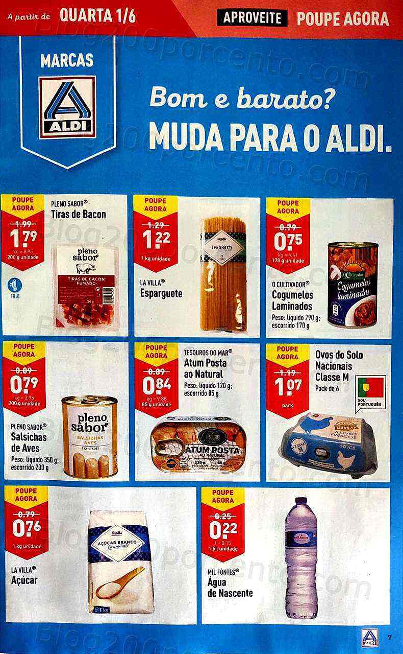 Antevisão Folheto ALDI Promoções de 1 a 7 junho
