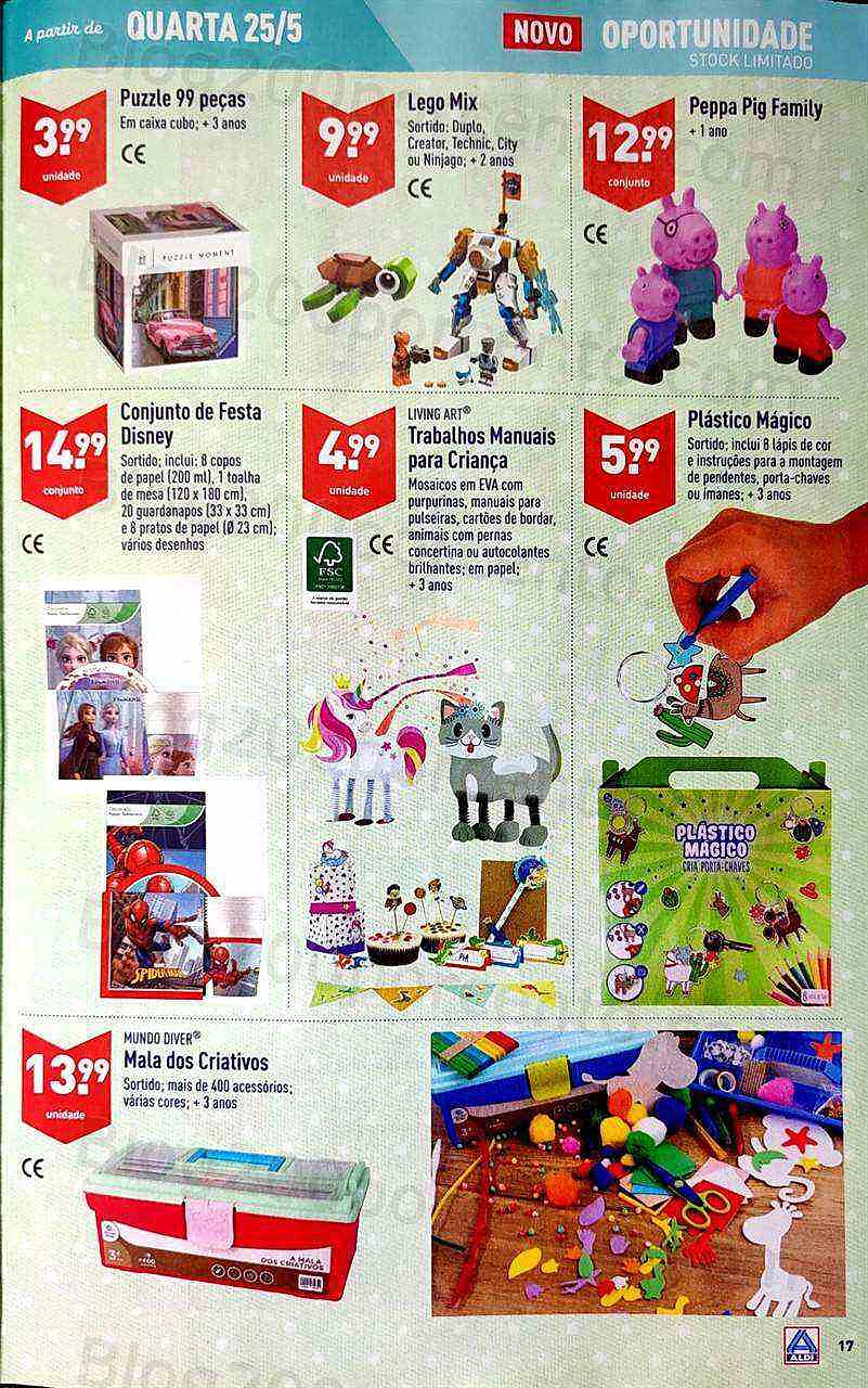 Antevisão Folheto ALDI Promoções de 25 a 31 maio