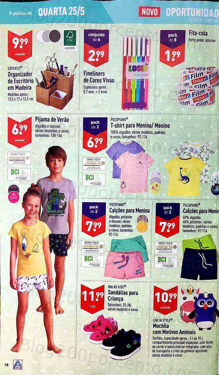 Antevisão Folheto ALDI Promoções de 25 a 31 maio