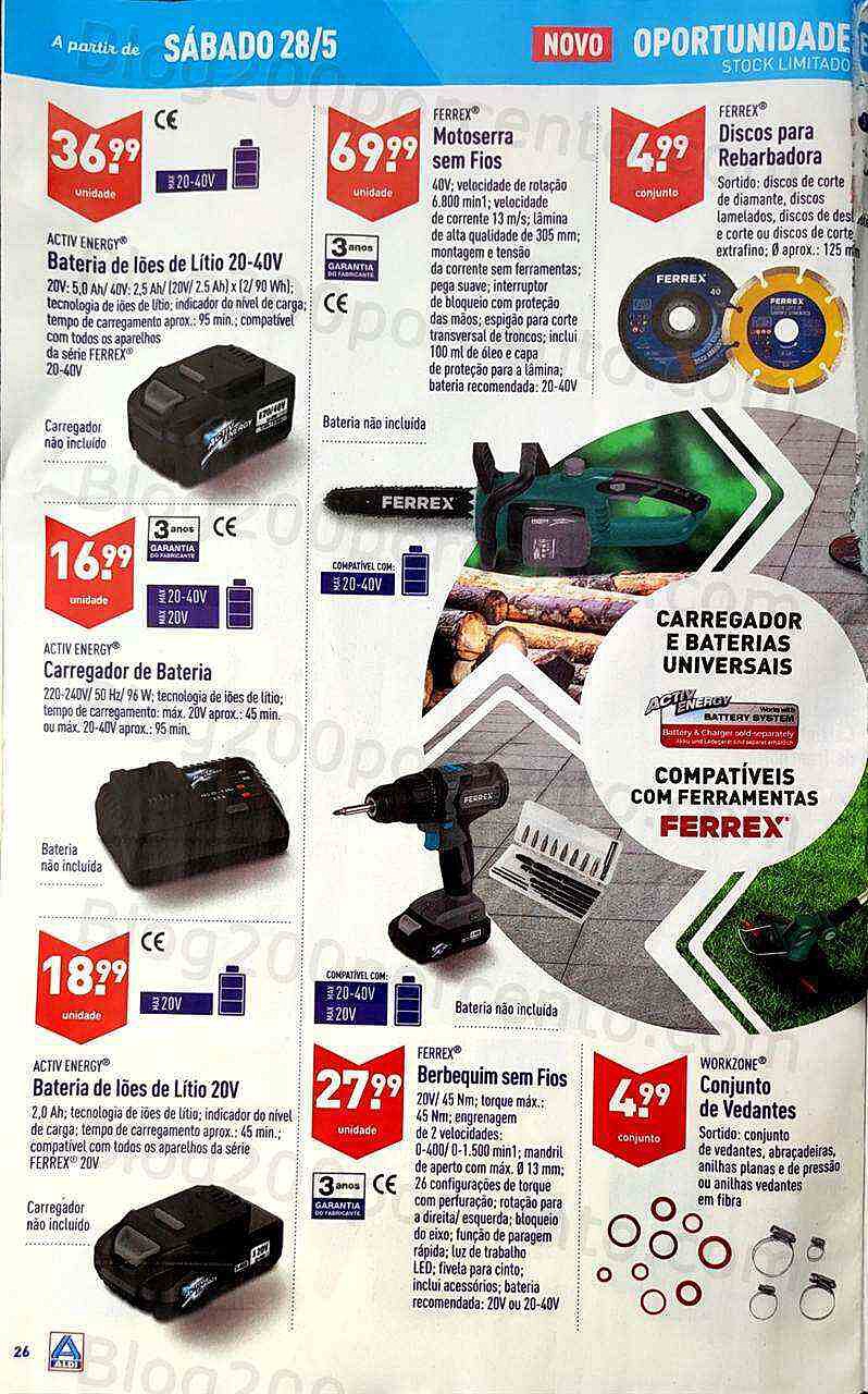 Antevisão Folheto ALDI Promoções de 25 a 31 maio