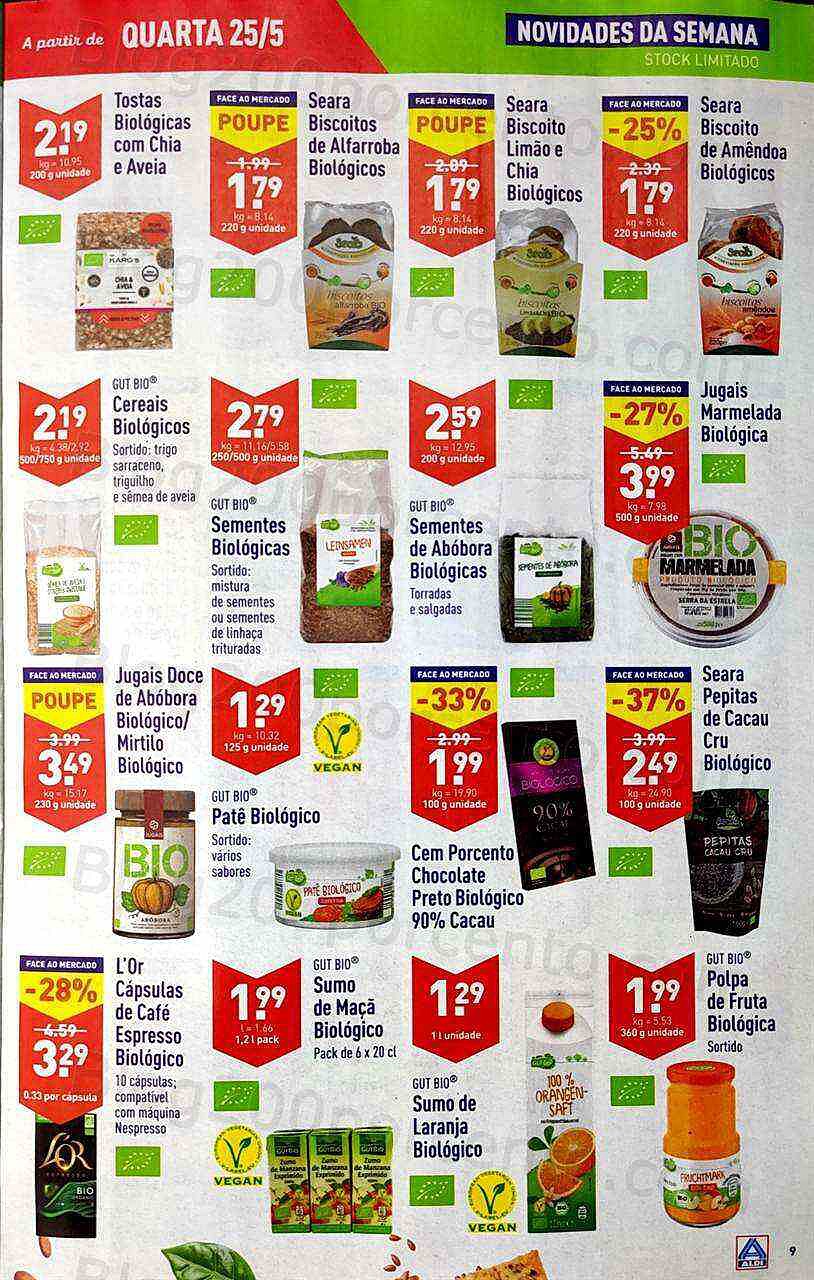 Antevisão Folheto ALDI Promoções de 25 a 31 maio