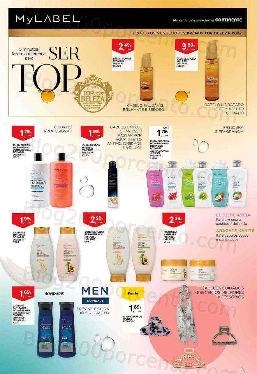 Antevisão Folheto CONTINENTE Especial Cabelos de 17 a 29 maio