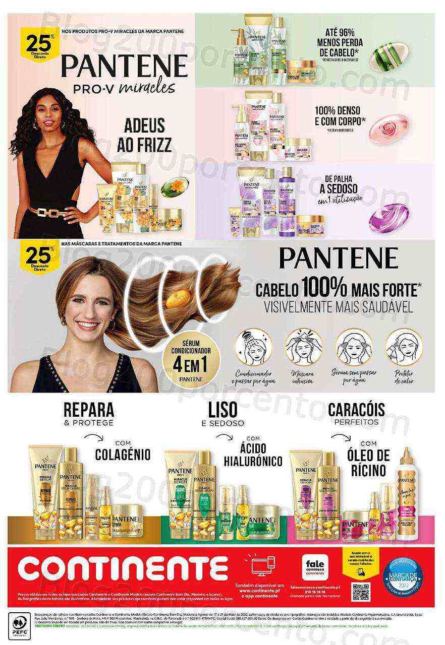 Antevisão Folheto CONTINENTE Especial Cabelos de 17 a 29 maio