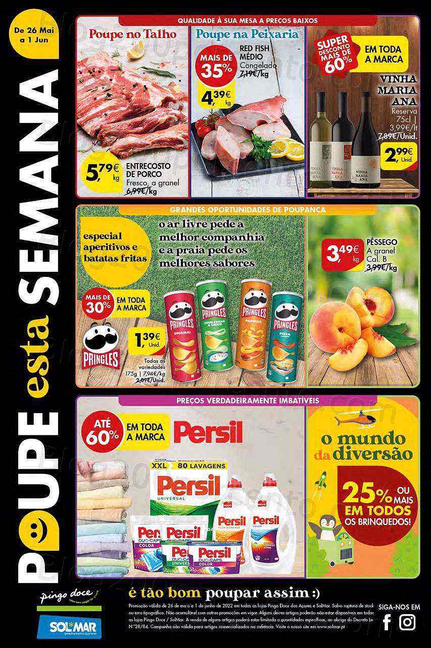 Antevisão Folheto PINGO DOCE Açores Promoções de 26 maio  a 1 junho