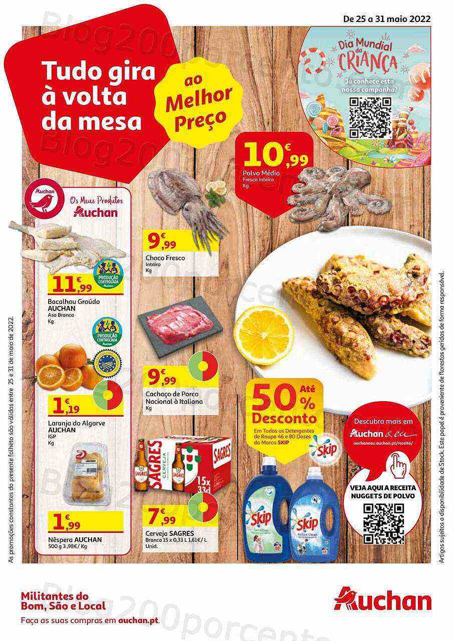 Antevisão Folheto AUCHAN Promoções de 25 a 31 maio