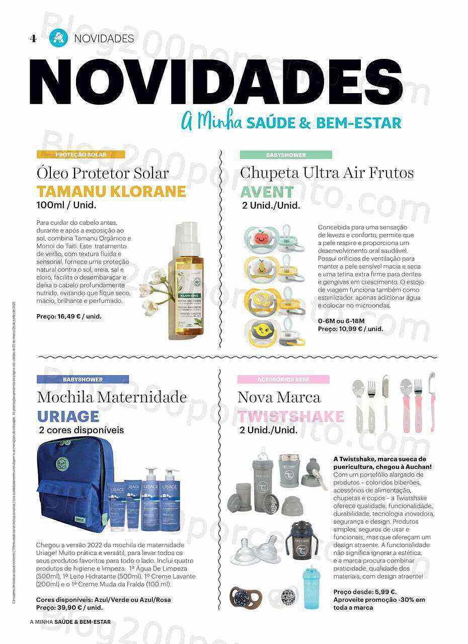 Antevisão Folheto AUCHAN Saúde e Bem Estar 21 maio a 20 junho